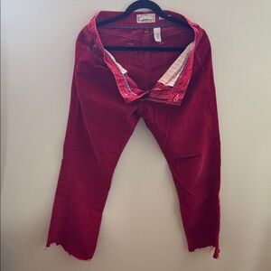 Red Corduroy Pants